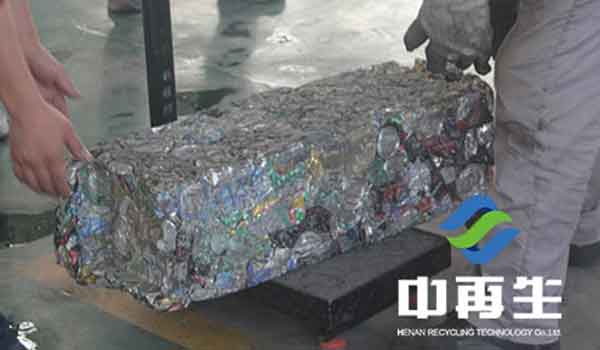 易拉罐壓塊粉碎機(jī)